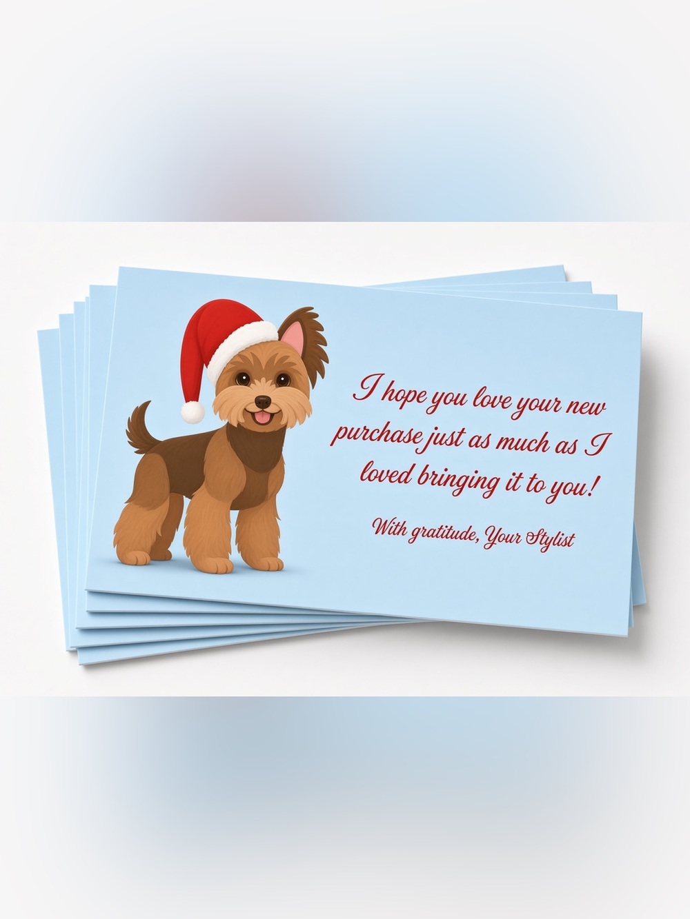 6x9 Christmas Thank you! Post Cards 50